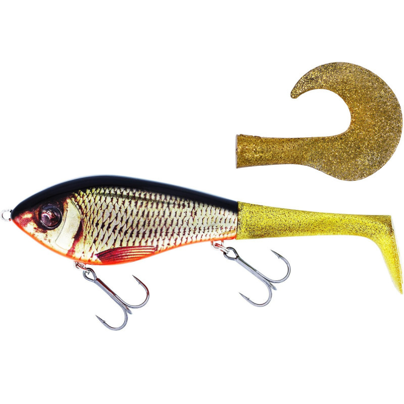 Wobler Westin Swim Tail 10cm SUSPENDING - Real Rudd