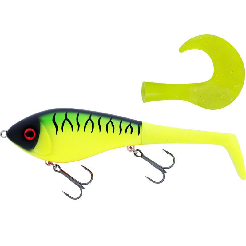 Wobler Westin Swim Tail 10cm SINKING - Firetiger