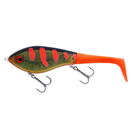 Wobler Westin Swim Tail 10cm SINKING - 3D Motoroil Blood