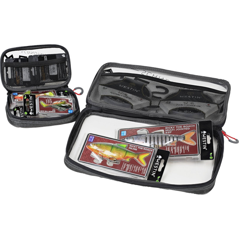 Zestaw etui Westin W4 CLEAR GUARD POUCH SET 5 POUCHES - TITANIUM BLACK Zestaw etui Westin W4 CLEAR GUARD POUCH SET 5 POUCHES - TITANIUM BLACK