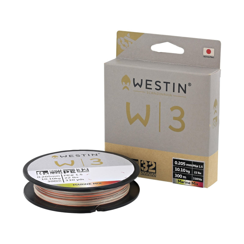 Plecionka Westin W3 OCEANIC SWIRL 8-BRAID 3000m / 0.33mm / 23.2kg - MARINE MIX Plecionka Westin W3 OCEANIC SWIRL 8-BRAID 3000m / 0.33mm / 23.2kg - MARINE MIX