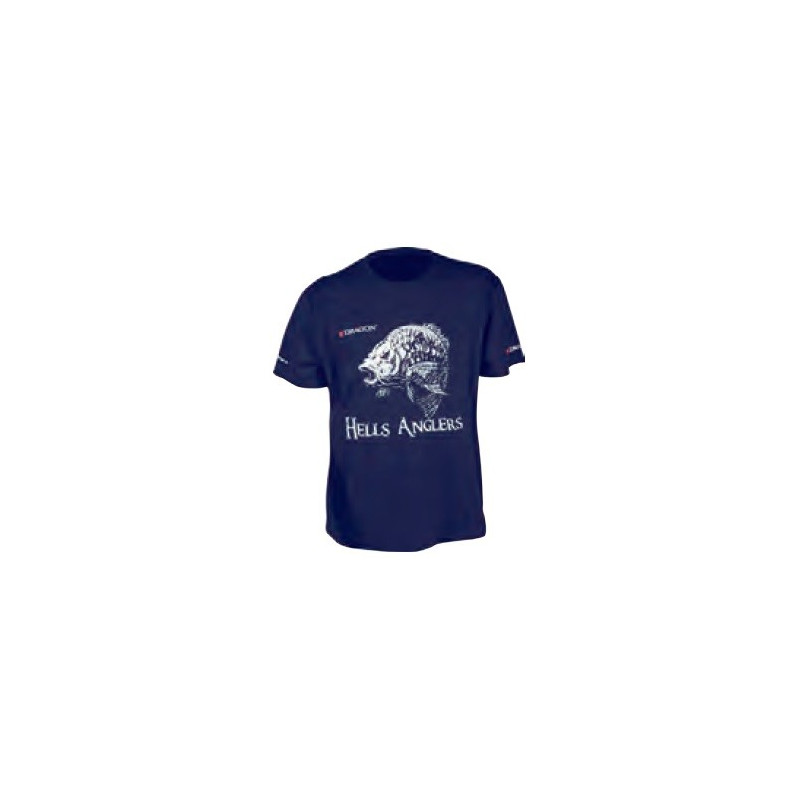 T-Shirt Dragon Navy Blue Hells Anglers roz.XXXL - okoń