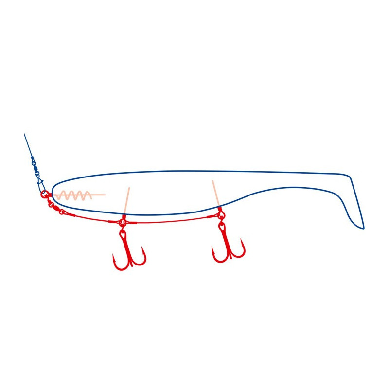 Systemik Dragon do zbrojenia duzych gum 2xNr1 9cm - 14kg