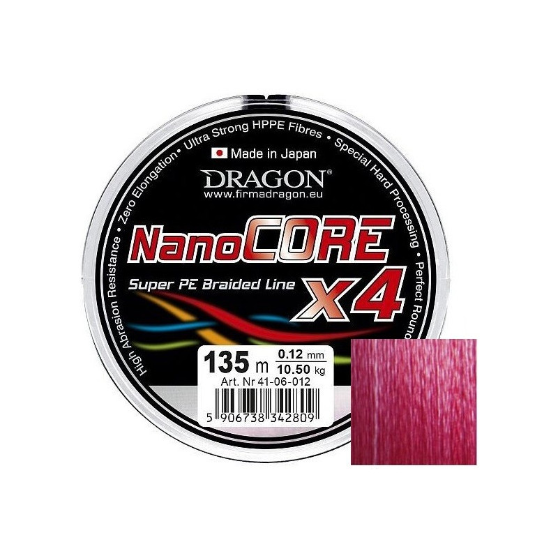 plecionka-nano-core-x4-ciemnoczerwona-dragon