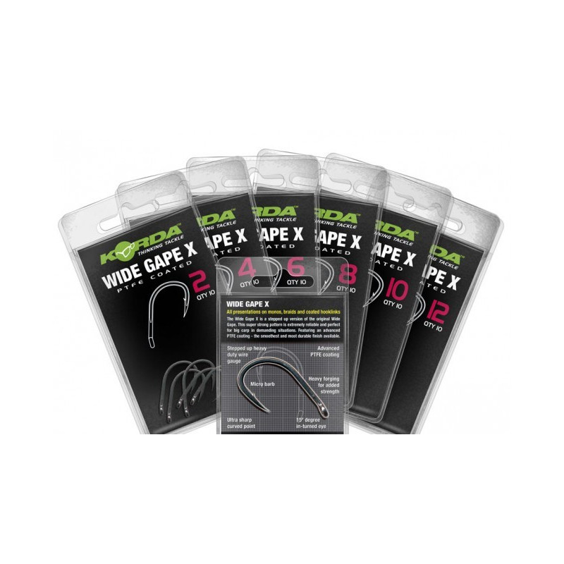 Haczyki Korda Wide Gape X hak 6