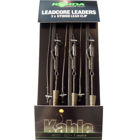 Kable Leadcore Leaders Lead Clip LLHCW Korda