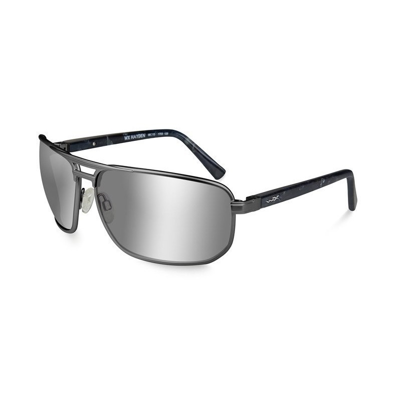 Okulary Wiley X Hayden Polarized Silver Flash Smoke Grey Lens Okulary Wiley X Hayden Polarized Silver Flash Smoke Grey Lens
