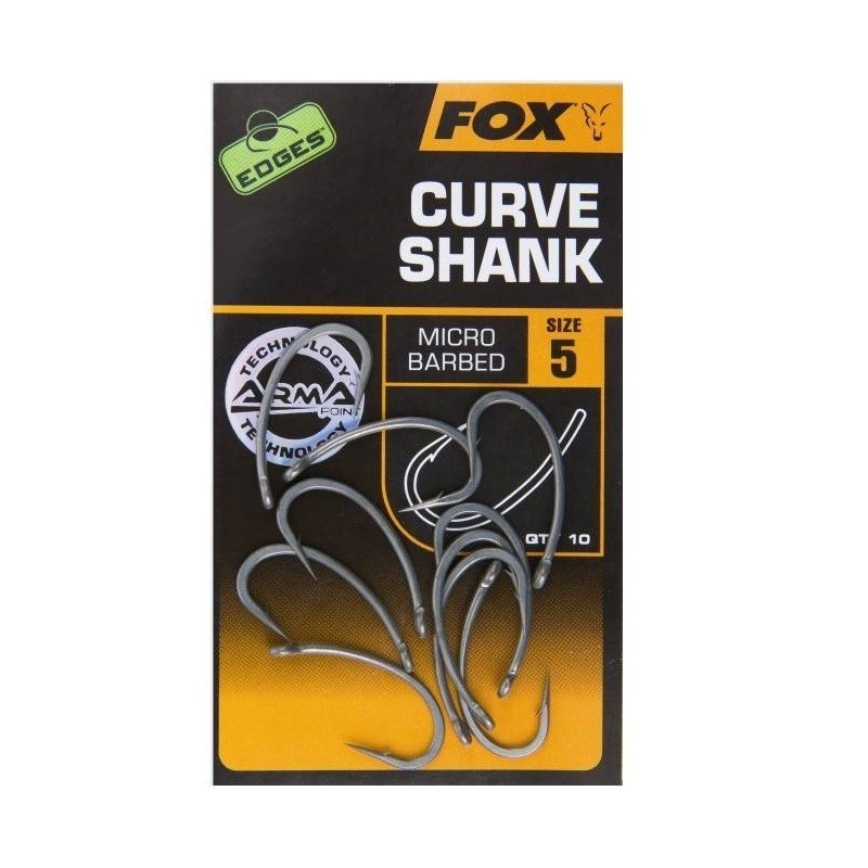 Haczyki karpiowe FOX Carp Edges Curve Shank hak 4 Haczyki karpiowe FOX Carp Edges Curve Shank hak 4