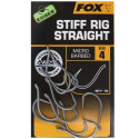 Haczyki karpiowe FOX Carp Edges Stiff Rig Straight hak 6 Haczyki karpiowe FOX Carp Edges Stiff Rig Straight hak 6