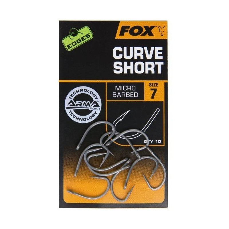Haczyki karpiowe FOX Carp Edges Curve Shank Short hak 6 Haczyki karpiowe FOX Carp Edges Curve Shank Short hak 6