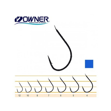 Haczyki Owner z przyponem RL-175 niebieskie trout forelle hak 6