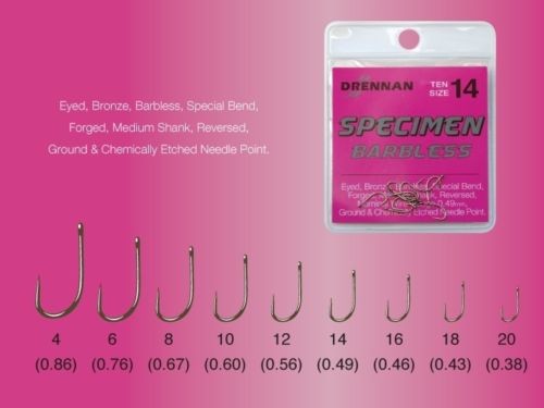 haczyki-specimen-barbless-drennan haczyki-specimen-barbless-drennan