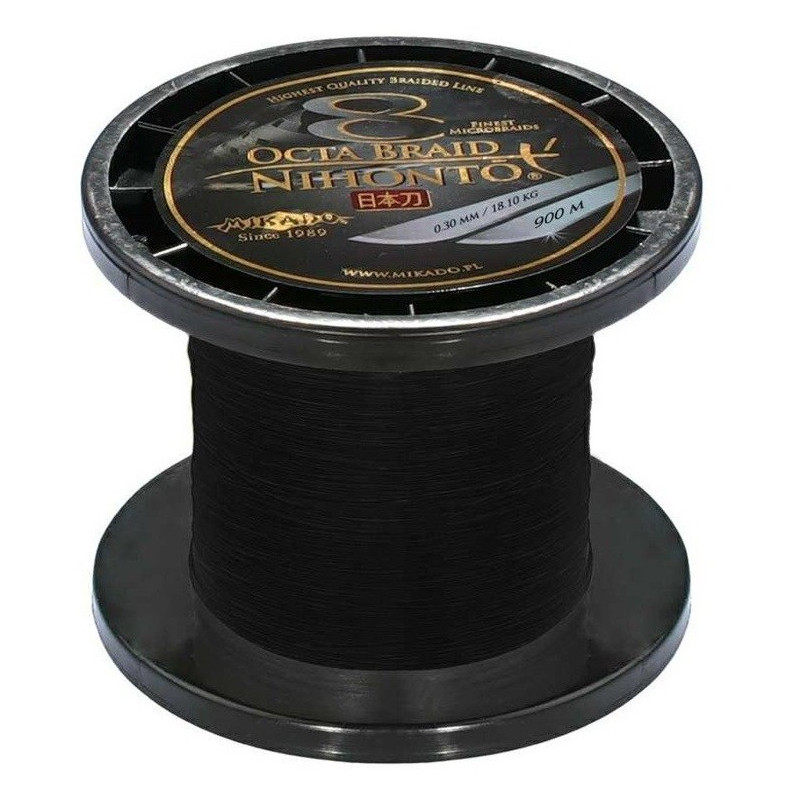 Plecionka Mikado Nihonto Fine Braid 300m - 0,30mm czarny Plecionka Mikado Nihonto Fine Braid 300m - 0,30mm czarny