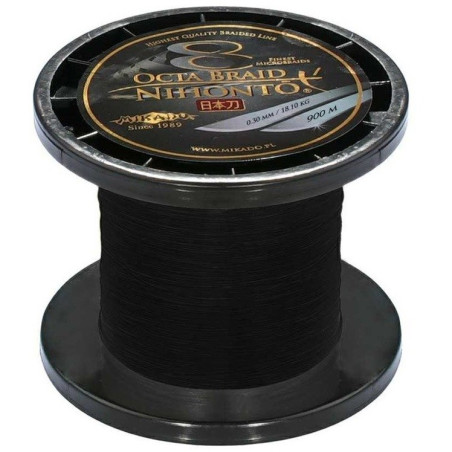 Plecionka Mikado Nihonto Fine Braid 300m - 0,50mm czarny