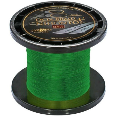 Plecionka Mikado Nihonto Fine Braid 300m - 0,30mm zielony