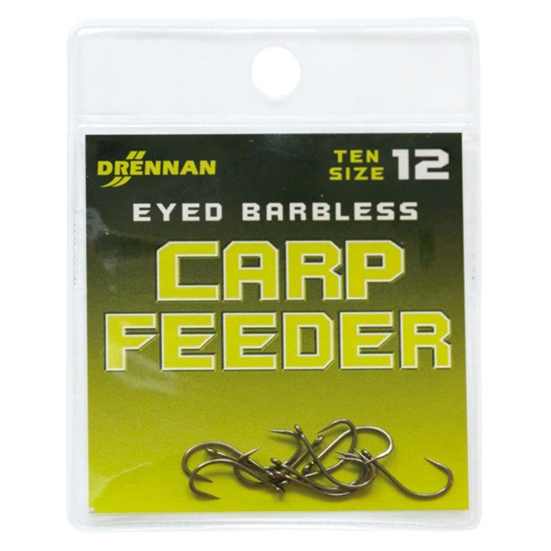 Haczyki Drennan Carp Feeder Bezzadziorowe hak 8