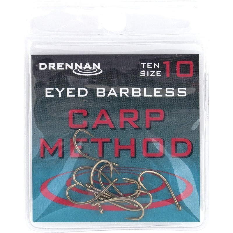 Haczyki Drennan Carp Method bezzadziorowe hak 14 Haczyki Drennan Carp Method bezzadziorowe hak 14
