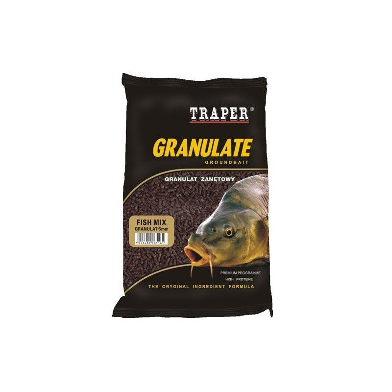 Granulat zanętowy 1kg / 5mm / fish mix Traper