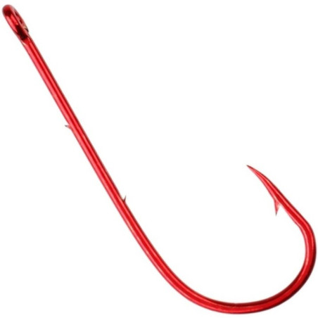 Haczyk Mikado sensual round z zadziorami do bocznego troka hak 8 czerwony Haczyk Mikado sensual round z zadziorami do bocznego troka hak 8 czerwony