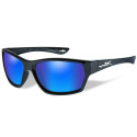 Okulary Wiley X SSMOX09 - MOXY Polarized Blue Mirror, Gloss Black Frame