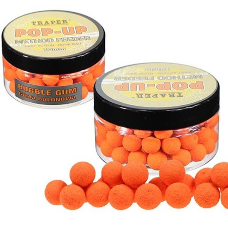Kulki proteinowe Traper Pop-Up Method Feeder 30g - 10mm halibut czarny