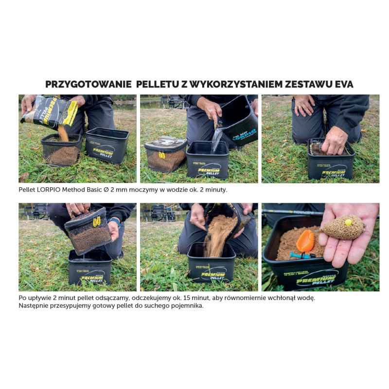 Zestaw do pelletu EVA + Sitko 74-100-006 / 18 x 18 x 11 cm Lorpio Zestaw do pelletu EVA + Sitko 74-100-006 / 18 x 18 x 11 cm Lorpio