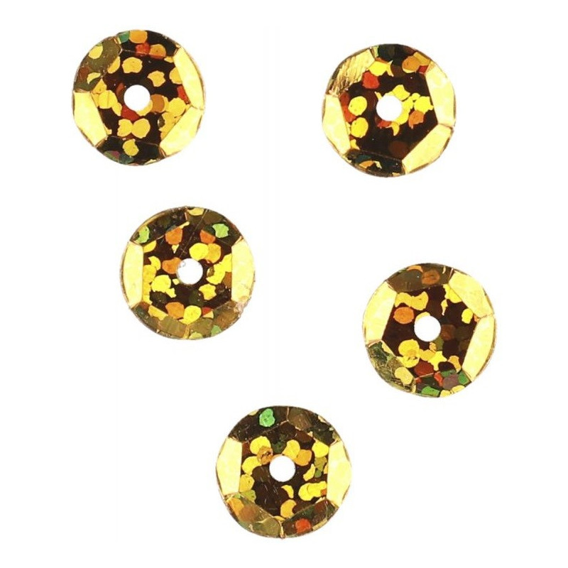 Cekiny złote 6mm Mikado