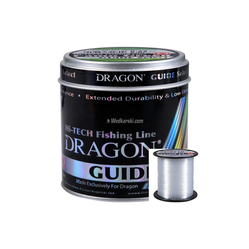 Żyłki Guide Select Crystal Clear 600m / 0.14mm Dragon