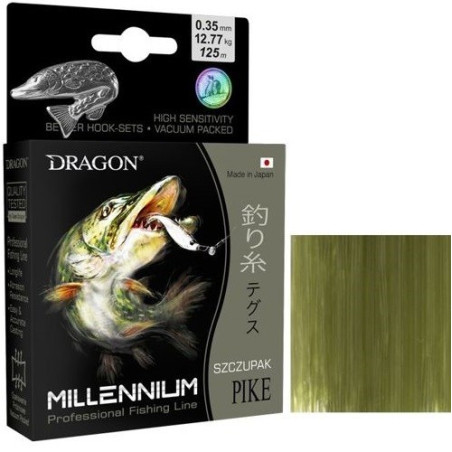 Żyłka Dragon Millennium Szczupak 200m / 0,22mm Żyłka Dragon Millennium Szczupak 200m / 0,22mm