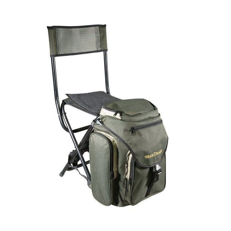 Krzesło Dragon składane z oparciem i plecakiem CHR-96-25-001