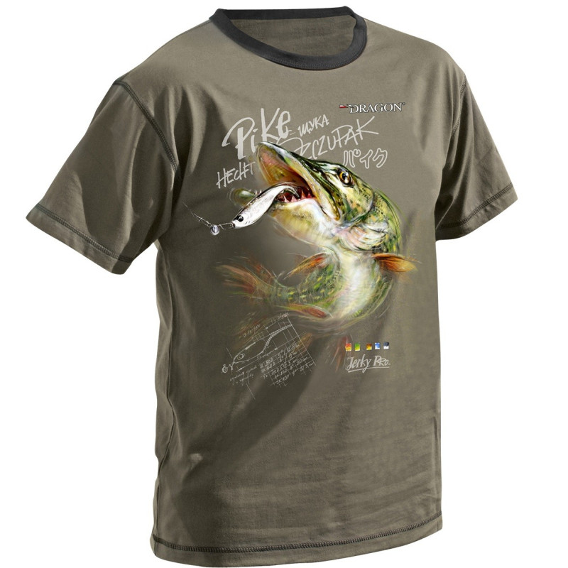 T-Shirt Dragon bawełniany szczupak roz. M