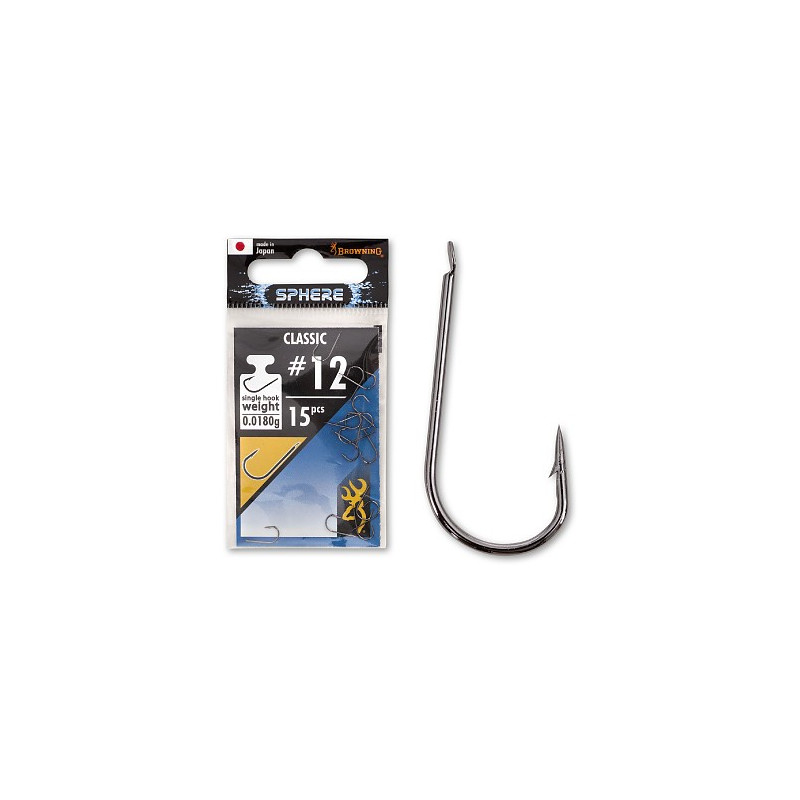Haczyki Browning sphere classic czarny nikiel hak 14