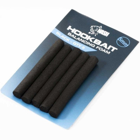 Pianka bait balancing foam czarny / 5mm NASH Pianka bait balancing foam czarny / 5mm NASH