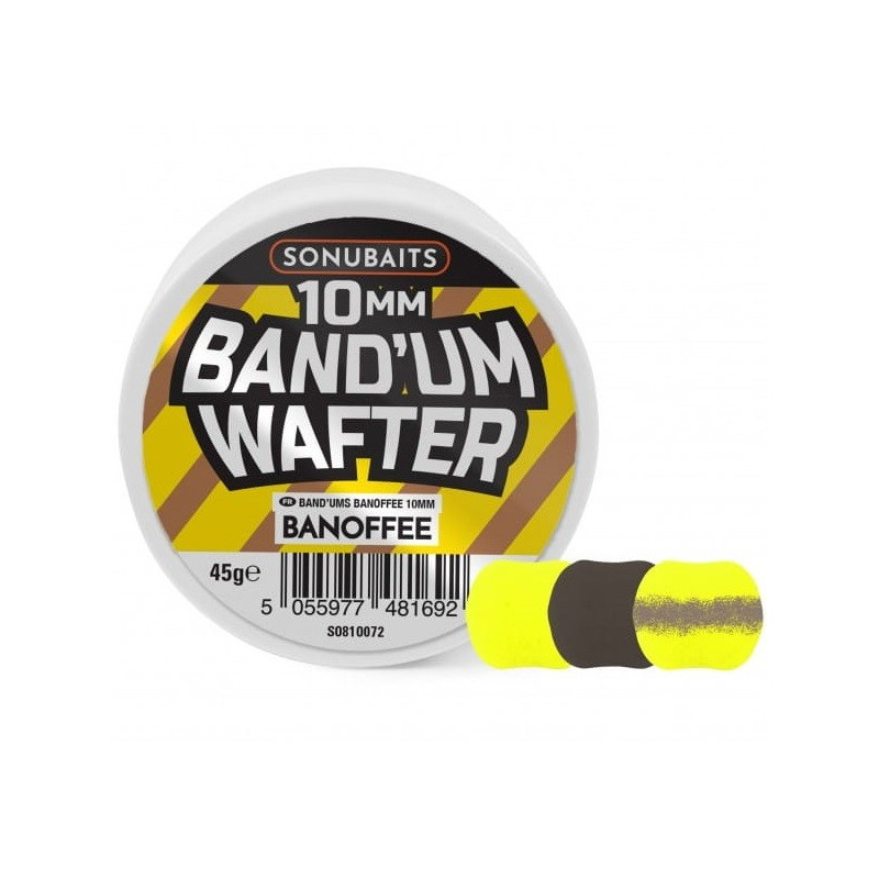 Pellet haczykowy Sonubaits Band\'Um Wafters 45g - 6mm Banoffee