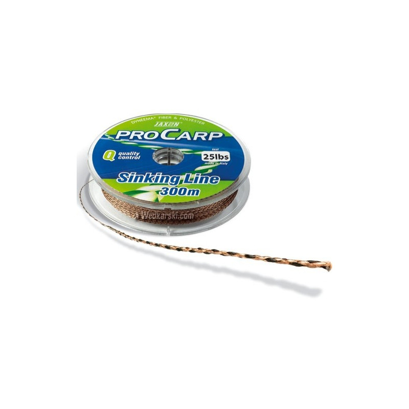 Plecionka Jaxon XTR Carp Sinking Line 10m brązowo-czarna Plecionka Jaxon XTR Carp Sinking Line 10m brązowo-czarna