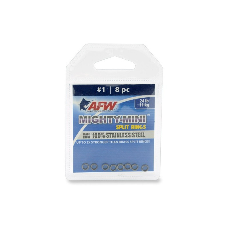 Kółka łącznikowe A.F.W. Mighty-Mini stal nierdzewna Kółka łącznikowe A.F.W. Mighty-Mini stal nierdzewna