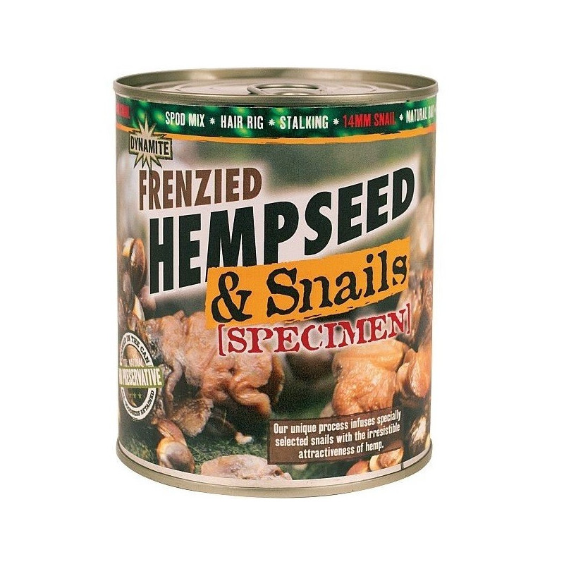 Frenzied Hempseed & Snails Spec 700g / 14mm Dynamite Baits