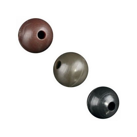 Miękki koralik sylikonowy BLACK / 6mm Mikado