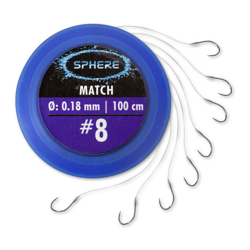 Haczyki Browning z przyponami sphere match czarny nikiel hak 12 Haczyki Browning z przyponami sphere match czarny nikiel hak 12