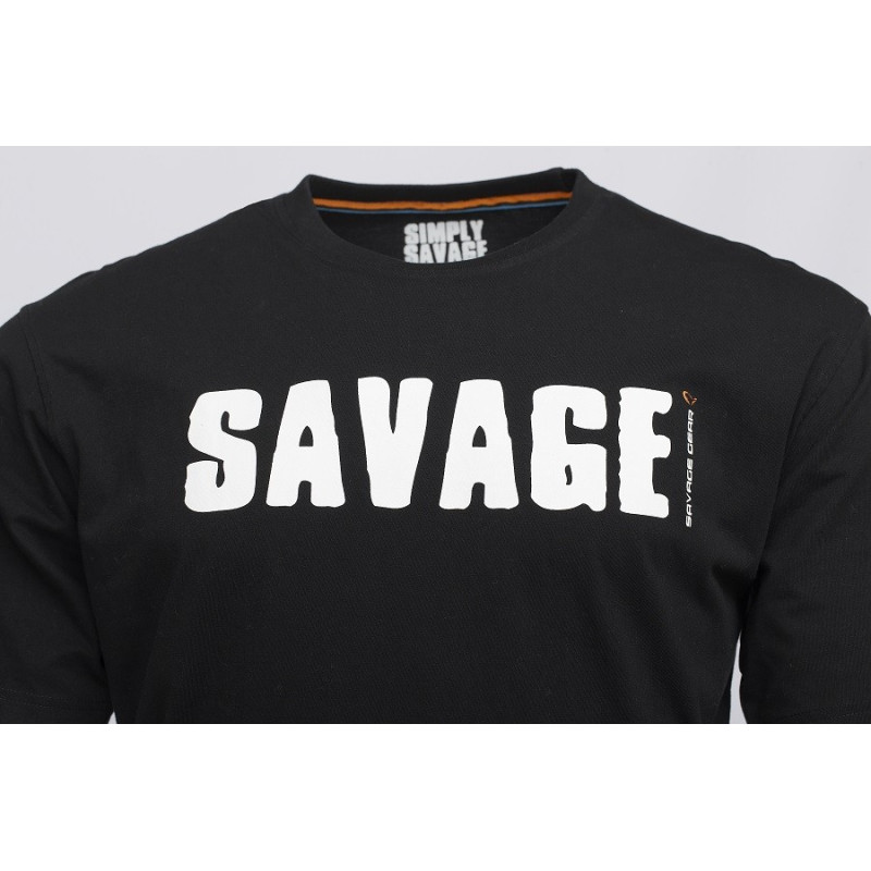 T-Shirt Savage Gear Simply Savage Logo Tee roz. L