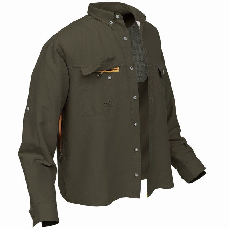 Koszula GEOFF Anderson Polybrush 2 Green roz. XL