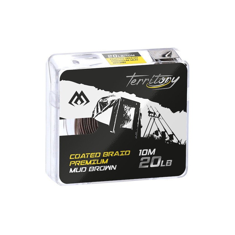 Plecionka Mikado w otulinie Coated Braid Premium 10m - 30lb brązowy