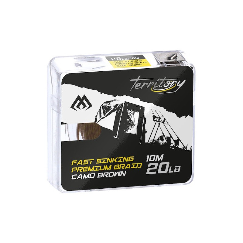 Plecionka przyponowa Mikado Fast Sinking Premium Braid 10m - 30lb brązowy camo
