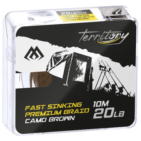 Plecionka przyponowa Mikado Fast Sinking Premium Braid 10m - 30lb brązowy camo