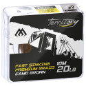 Plecionka przyponowa Mikado Fast Sinking Premium Braid 10m - 20lb zielony camo