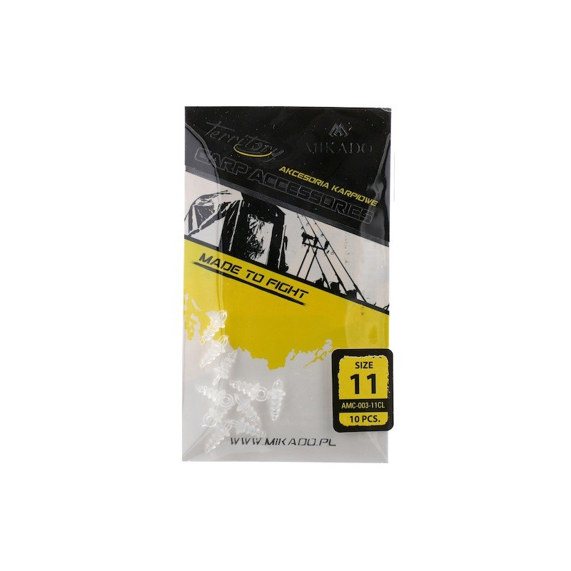 Plastikowe wkręty do kulek żółty Mikado Plastikowe wkręty do kulek żółty Mikado