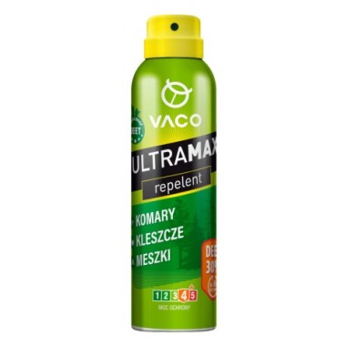 ULTRAMAX Spray na komary, kleszcze i meszki DEET 30% - 170 ml VACO