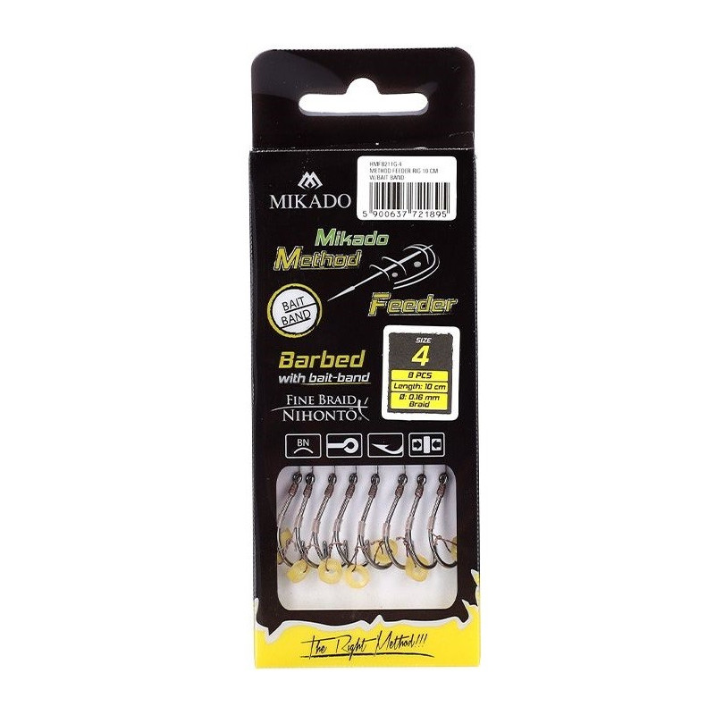 Haczyk Mikado Method Feeder Push Stop hak 10 Haczyk Mikado Method Feeder Push Stop hak 10