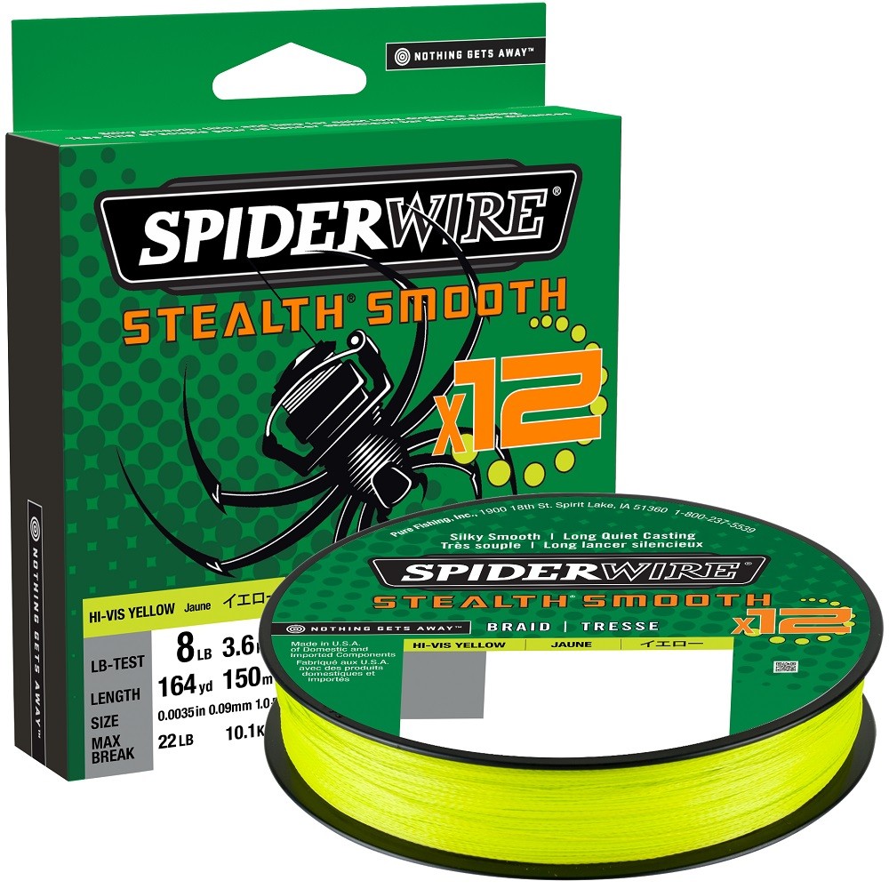 plecionka-stealth-smooth-12-braid-hi-vis-yellow-spiderwire plecionka-stealth-smooth-12-braid-hi-vis-yellow-spiderwire
