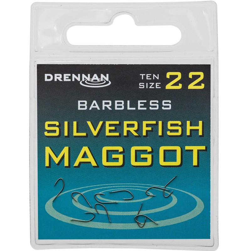 Haczyk Drennan Silverfish Maggot Barbless hak 18 Haczyk Drennan Silverfish Maggot Barbless hak 18